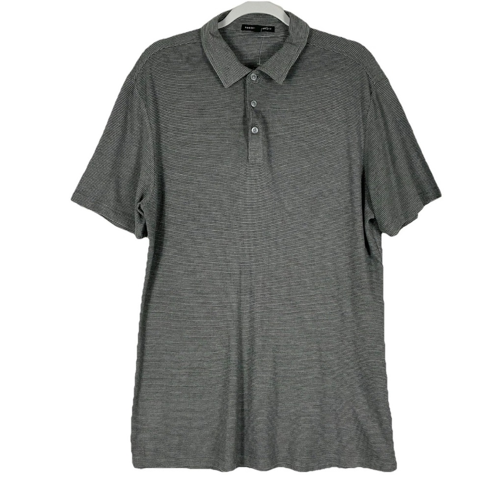 Robert Barakett Cloverdale Short Sleeve Polo L Cotton Blend Preppy Golf Office